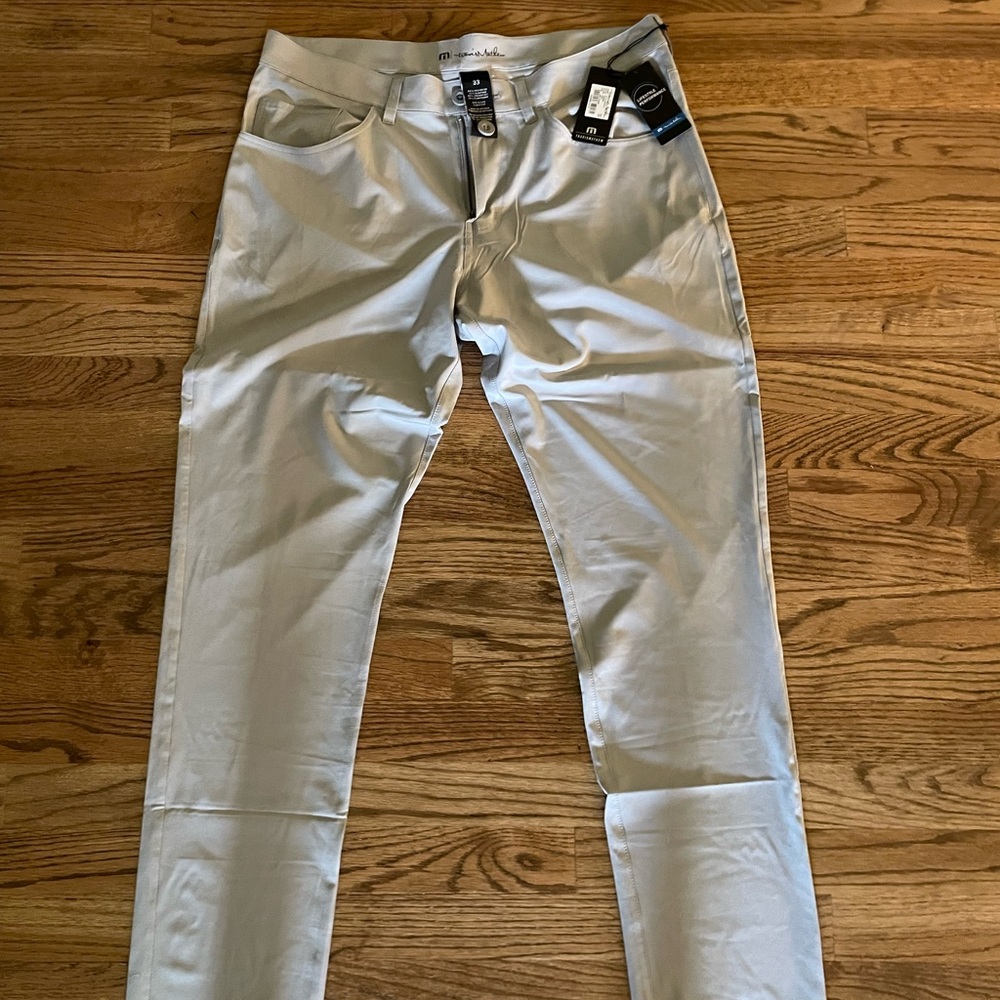Travis Matthew light grey 5 pocket pants size 33
